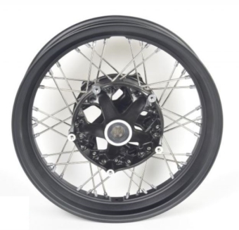 BMW spoke front wheel for R nine T, black (3.5 x 17) 36 31 8 562 551, 36318562551