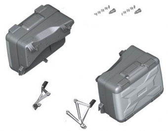 Motorcycle Pannier Vario Set R1200GS BMW