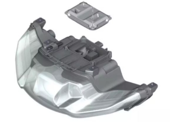 BMW deluxe LED headlight for R1300RT, 63 12 8 557 236